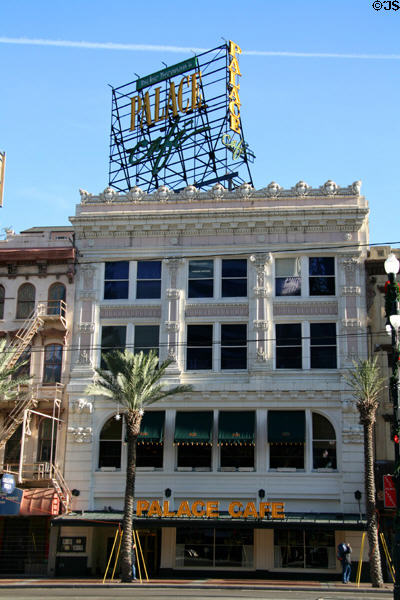 Werlein Music Building (now Palace Café) (4 floors) (605 Canal St.). New Orleans, LA.