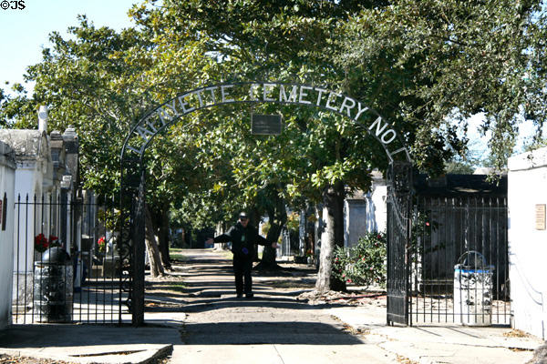 Lafayette Cemetery No. 1 (1833) in Garden District. New Orleans, LA.