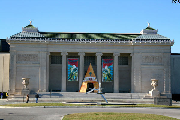 New Orleans Museum of Art (1911) (City Park). New Orleans, LA. Style: Beaux Arts.