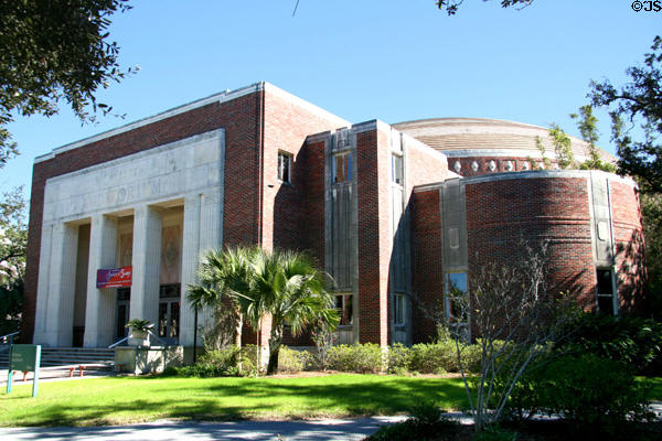 McAlister Auditorium (1940) boasts world's largest self-suspended concrete dome at Tulane University. New Orleans, LA. Architect: Favrot & Reed.