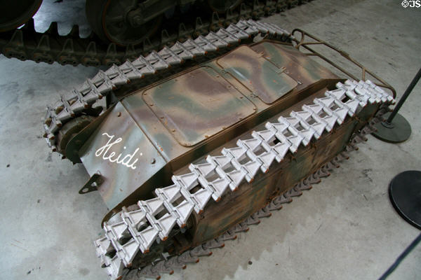 German SdKfz. 302 or Goliath (1940) wire-driven remote controlled bomb at National World War II Museum. New Orleans, LA.