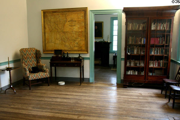 Library of Oakley Plantation house. St. Francisville, LA.