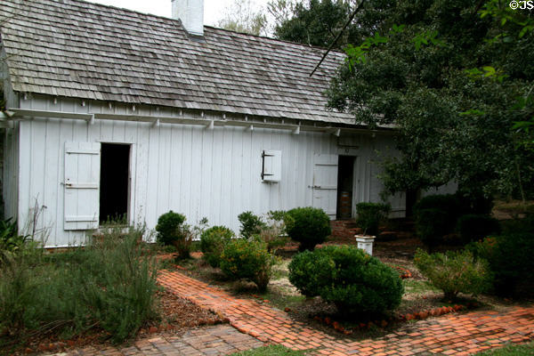 Back buildings of Oakley Plantation house. St. Francisville, LA.