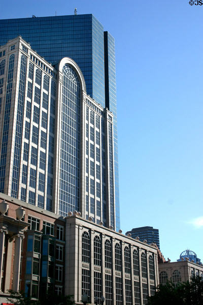 500 Boylston Street (1985) (25 floors). Boston, MA. Architect: Johnson/Burgee Architects.
