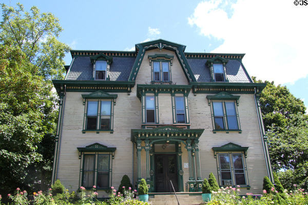 Rachel M. Trafford House (1881) (375 Rock St.). Fall River, MA. Style: Second Empire.