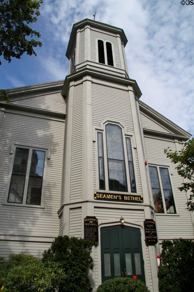Seaman's Bethel chapel (1832) (15 Johnny Cake Hill). New Bedford, MA.