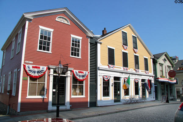 William Rotch Jr. (c1832) & other heritage buildings (48-36 N. Water St.). New Bedford, MA.
