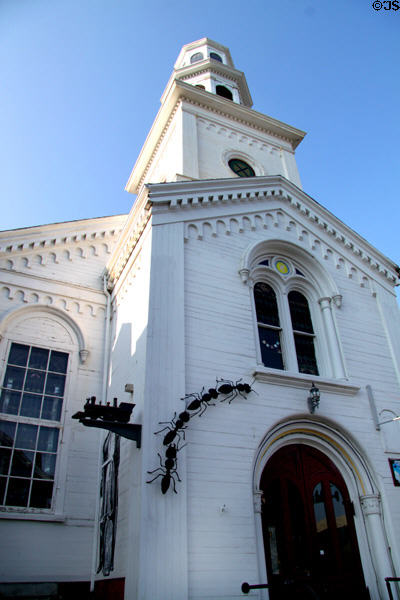 Former First Universalist Church (1855) (169 William St.) now art Gallery X. New Bedford, MA.