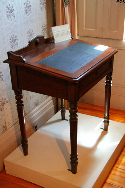 Small desk (late 19thC) Rotch-Jones-Duff House. New Bedford, MA.