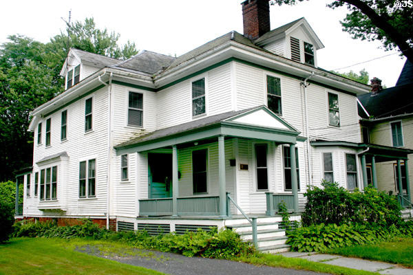 Calvin Coolidge's home through the 1920s including his term (21 Massasoit St.), a private residence. Northampton, MA.