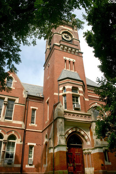 College Hall at Smith College. Northampton, MA.