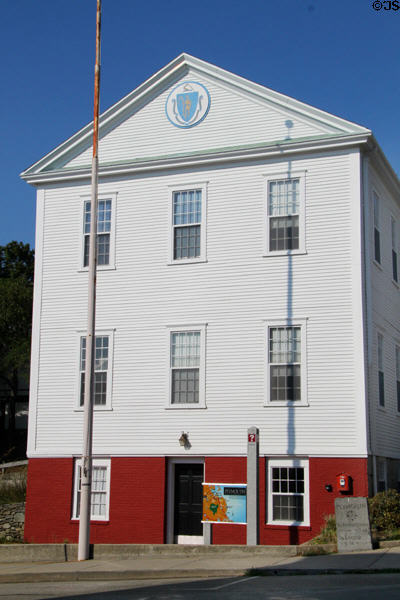 1749 Court House Museum facade. Plymouth, MA.