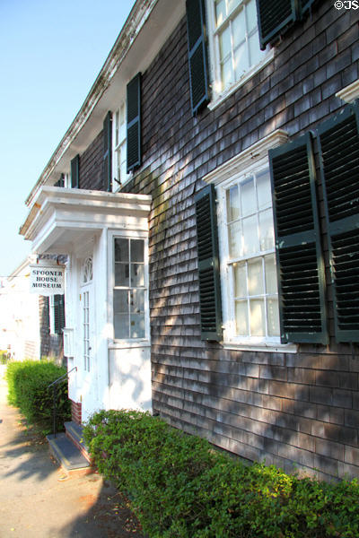 Deacon Ephraim Spooner House Museum (c1749) (Plymouth Antiquarian Society) (27 North St.). Plymouth, MA.