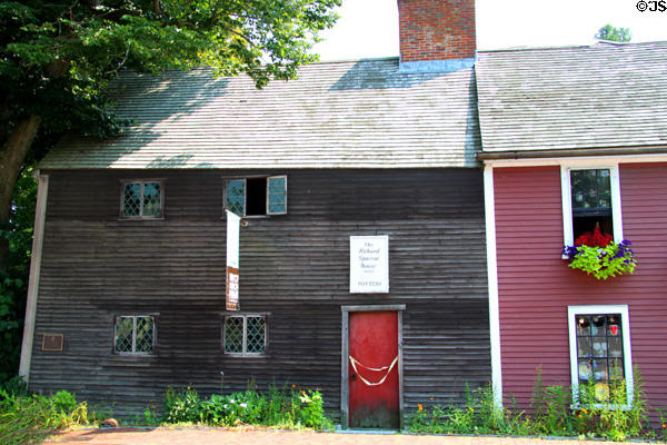 Richard Sparrow House (1640) (42 Summer St.). Plymouth, MA. Style: Colonial.