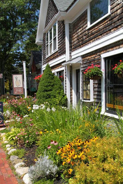 Shop with garden in Thayer House (1850) (155 Main St.). Sandwich, MA.
