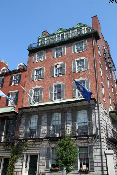 Unitarian Universalist Assoc. HQ (1926) (25 Beacon St.) in Beacon Hill. Boston, MA. Style: Colonial Revival. Architect: Putnam & Cox.