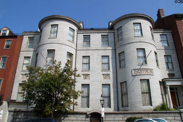 David Sears House (1819) (42-43 Beacon St.) in Beacon Hill. Boston, MA. Architect: Alexander Parris.