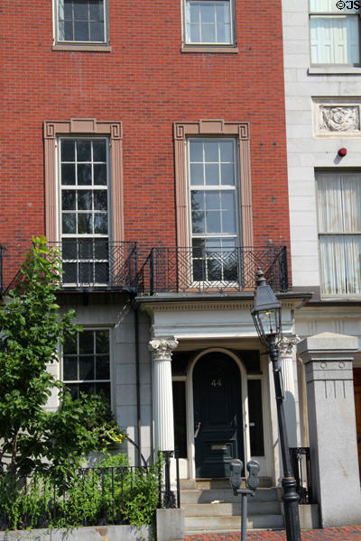 Sophie Otis Ritchie - Francis C. Gray House (1831) (44 Beacon St.) in Beacon Hill. Boston, MA.