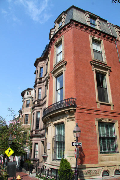 William H. Alles House (1893) (50 Beacon St.) in Beacon Hill. Boston, MA.