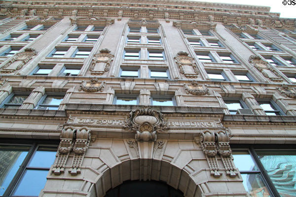 Old South Building (IOOF) (1902) (280-306 Washington St.). Boston, MA. Architect: Arthur H. Bowditch.