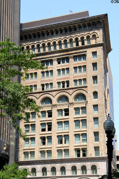 Ames Building (1889) (1 Court St.). Boston, MA. Style: Renaissance Revival; Romanesque Revival. Architect: Norcross Brothers + Shepley, Rutan and Coolidge. On National Register.
