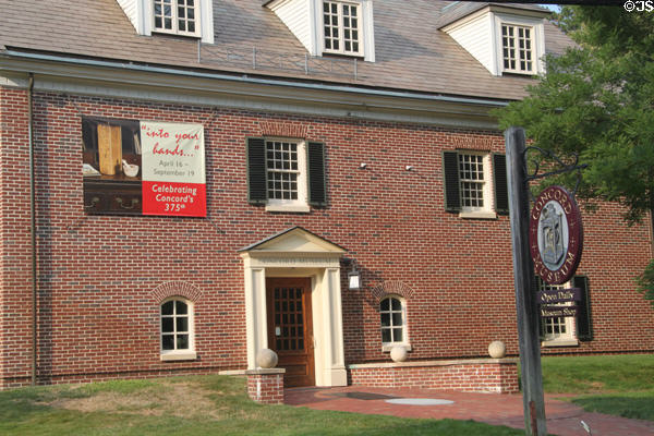 Concord Museum (53 Cambridge Turnpike). Concord, MA.