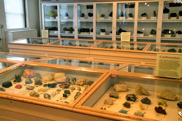 Mineral collection at Harvard Museum of Natural History. Cambridge, MA.