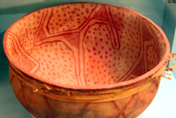 Mohave food bowl (1876) at Peabody Museum. Cambridge, MA.