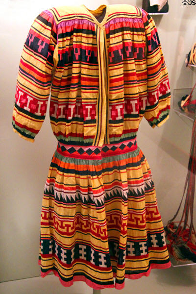 Seminole man's Big Shirt (c1900) at Peabody Museum. Cambridge, MA.