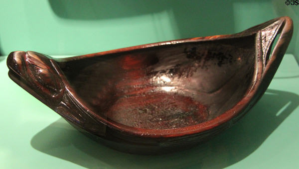 Haida seal bowl (1917) at Peabody Museum. Cambridge, MA.