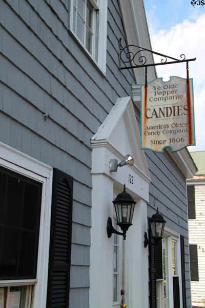 America's oldest candy store (1864) (122 Derby St.). Salem, MA.