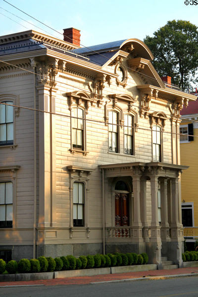 James S. Putnam - Frank Balch House (1871) (329 Essex St.). Salem, MA. Style: Italianate.