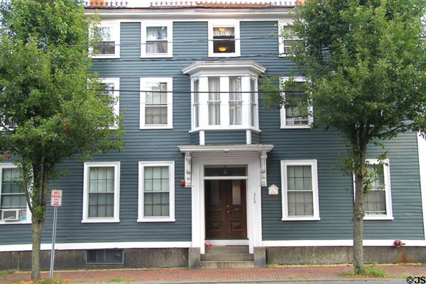 Priscilla Abbot House (1786) (313 Essex St.). Salem, MA. Style: Federal.