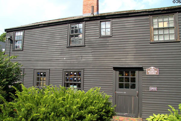 Retire Beckett House (1655) now shop of House of Seven Gables. Salem, MA.