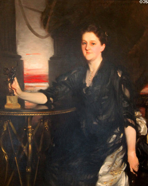 Portrait of Sarah Lawrence Brooks (1890) by John Singer Sargent at Peabody Essex Museum. Salem, MA.