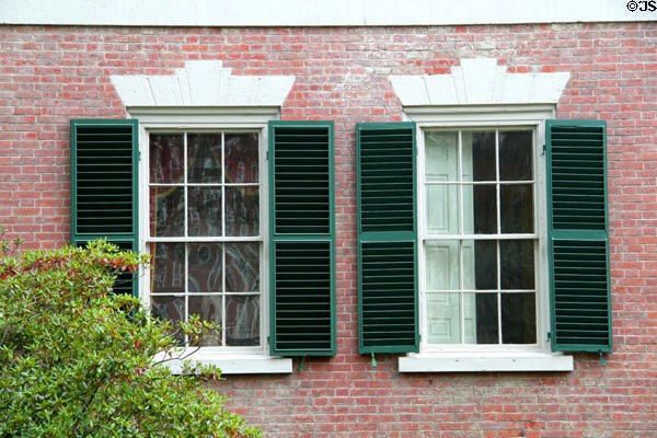 Windows of Gardner Pingree House. Salem, MA.