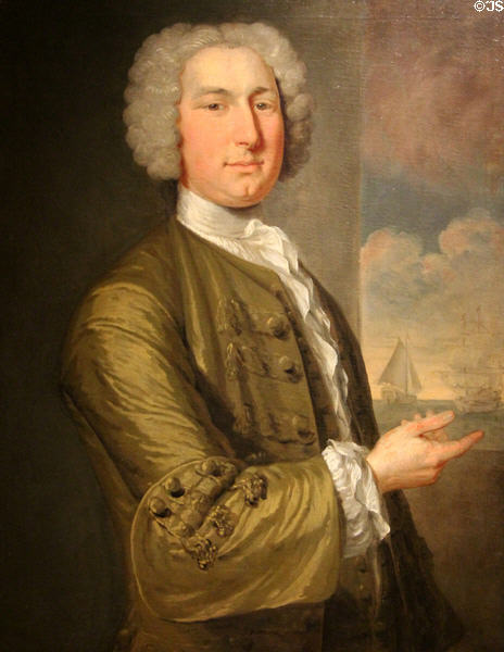 John Turner portrait (1737) by John Smibert at Museum of Fine Arts. Boston, MA.