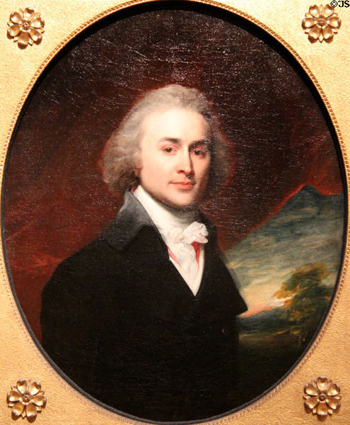 John Quincy Adams portrait (1796) by John Singleton Copley at Museum of Fine Arts. Boston, MA.