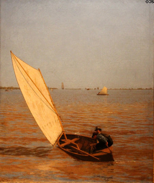 Starting Out After Rail painting (1874) by Thomas Eakins at Museum of Fine Arts. Boston, MA.