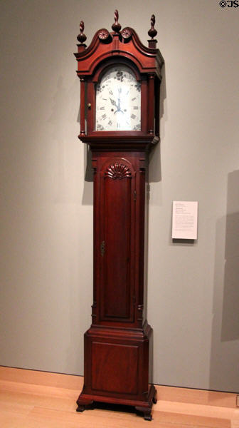 Tall-case Clock (1770-99) by John Townsend of Newport, RI at Museum of Fine Arts. Boston, MA.