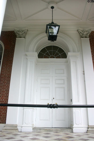 Doorway of Maryland State Capital. Annapolis, MD.