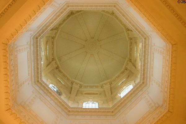 Interior of dome in Maryland State Capital. Annapolis, MD.