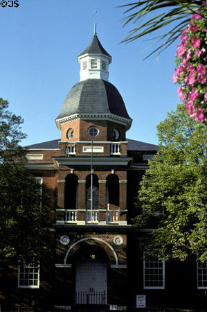 Circuit Court for Anne Arundel County (1821 then 1892-5). Annapolis, MD. Architect: Jackson C. Gott.