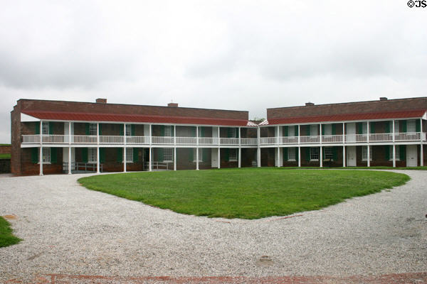 Barracks of Fort McHenry. Baltimore, MD.