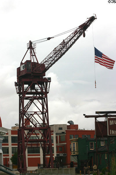 Crane at Museum of Industry. Baltimore, MD.