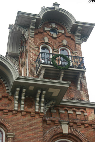 Tower of Victorian Mansion (90 Division St.). Coldwater, MI.