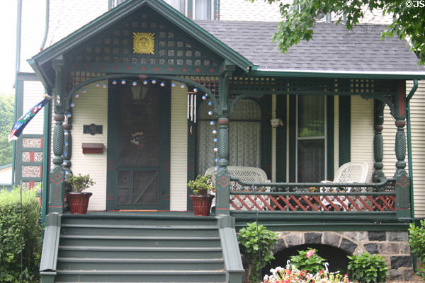 Heritage Queen Anne with Eastlake porch (161 E. Chicago St.). Coldwater, MI.