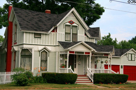 Gothic revival house (1882) (124 Morse St.). Coldwater, MI.