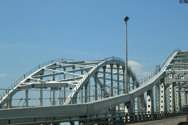 Center span structures of Blue Water Bridge. Port Huron, MI.