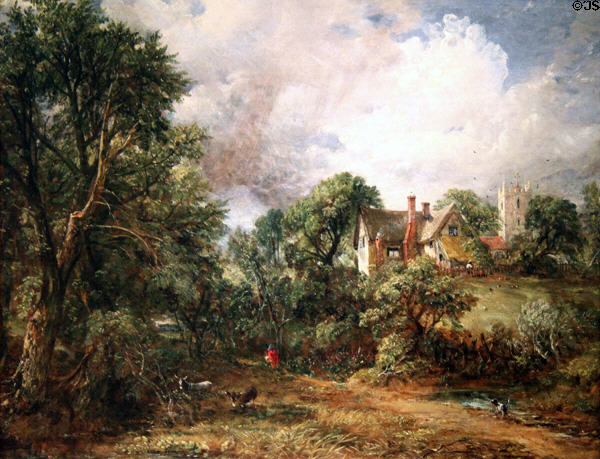 Glebe Farm painting (1827) by John Constable at Detroit Institute of Arts. Detroit, MI.